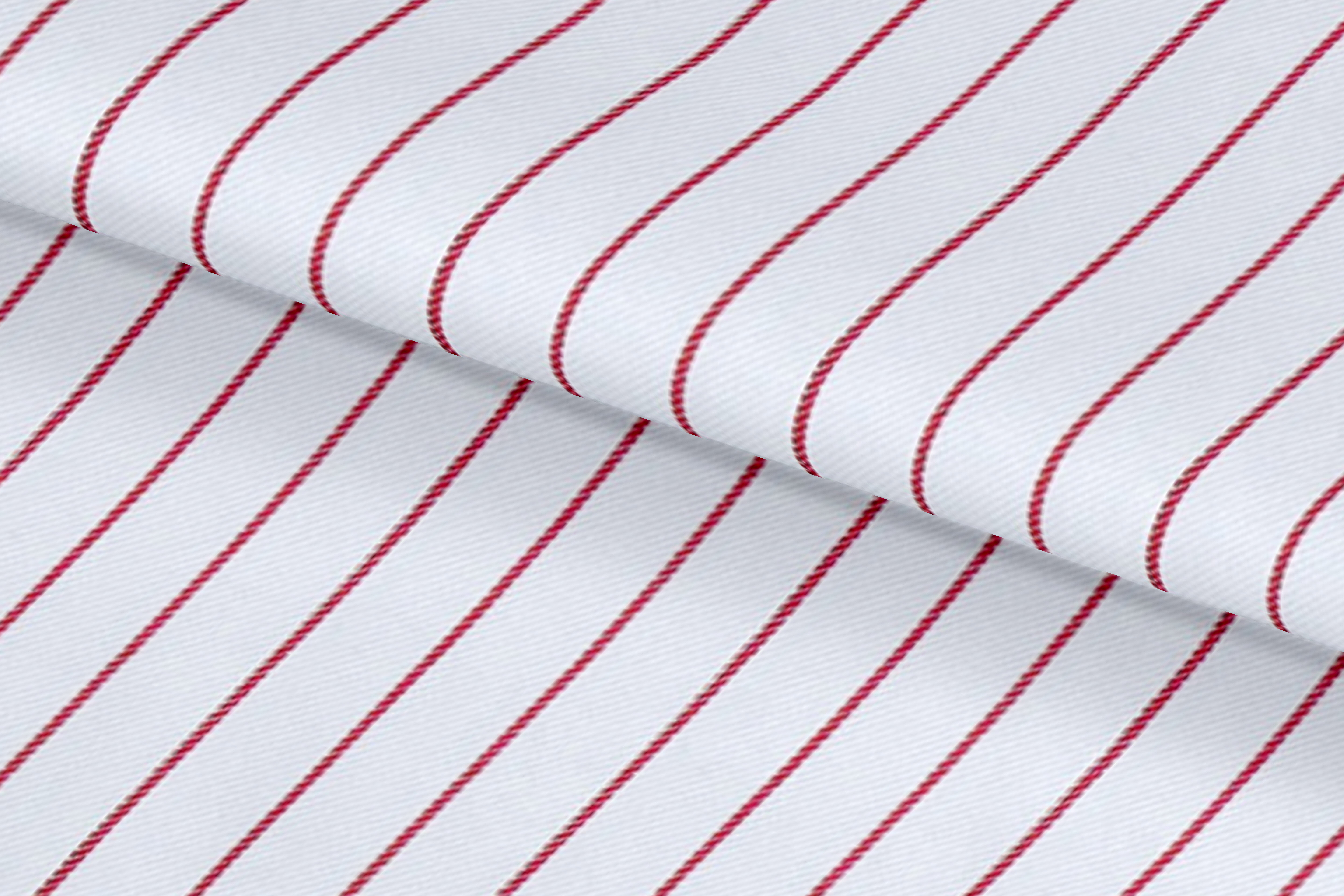 White with Red Stripe Shirt / 756101