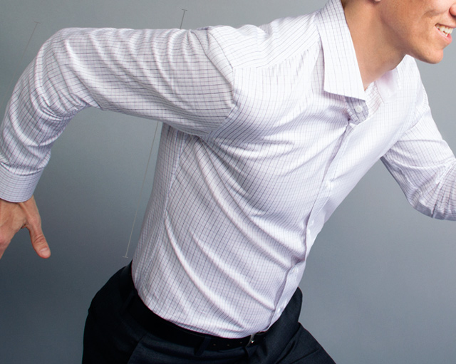 athletic fitting dress shirts