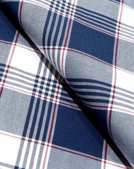 Navy and White Check / 1586	