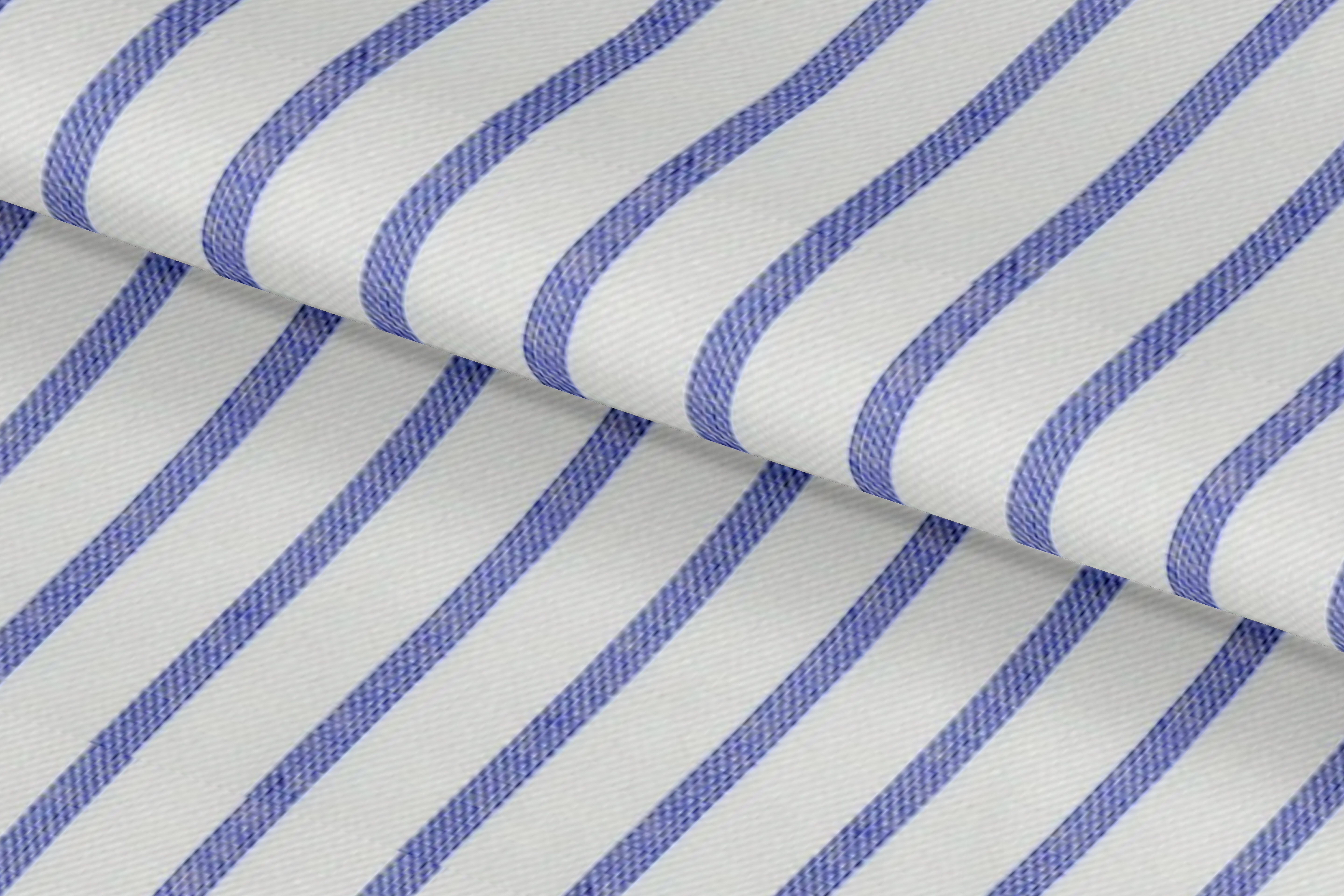 French Blue Stripe Shirt / 756092