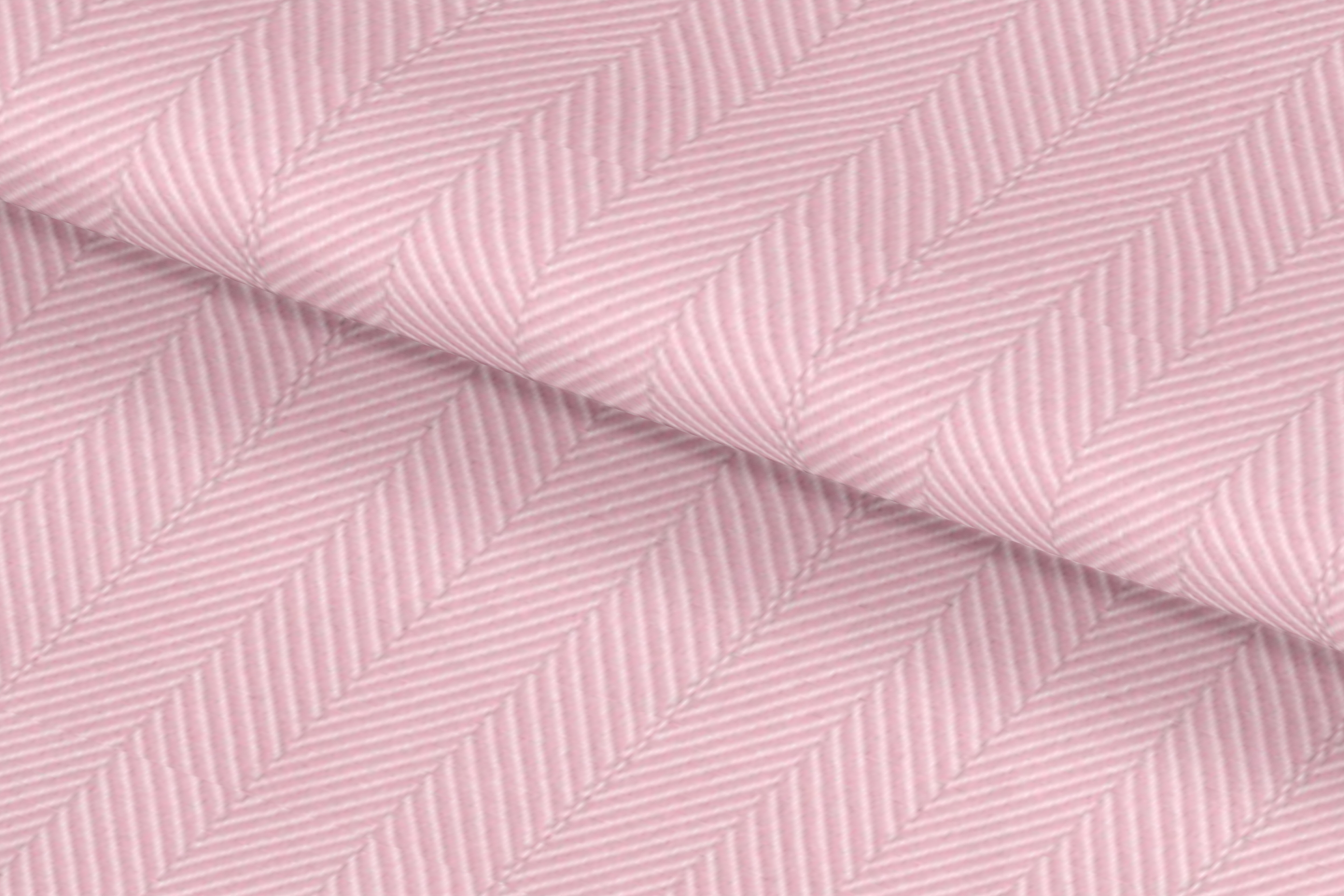 Pink Herringbone Shirt / 756016