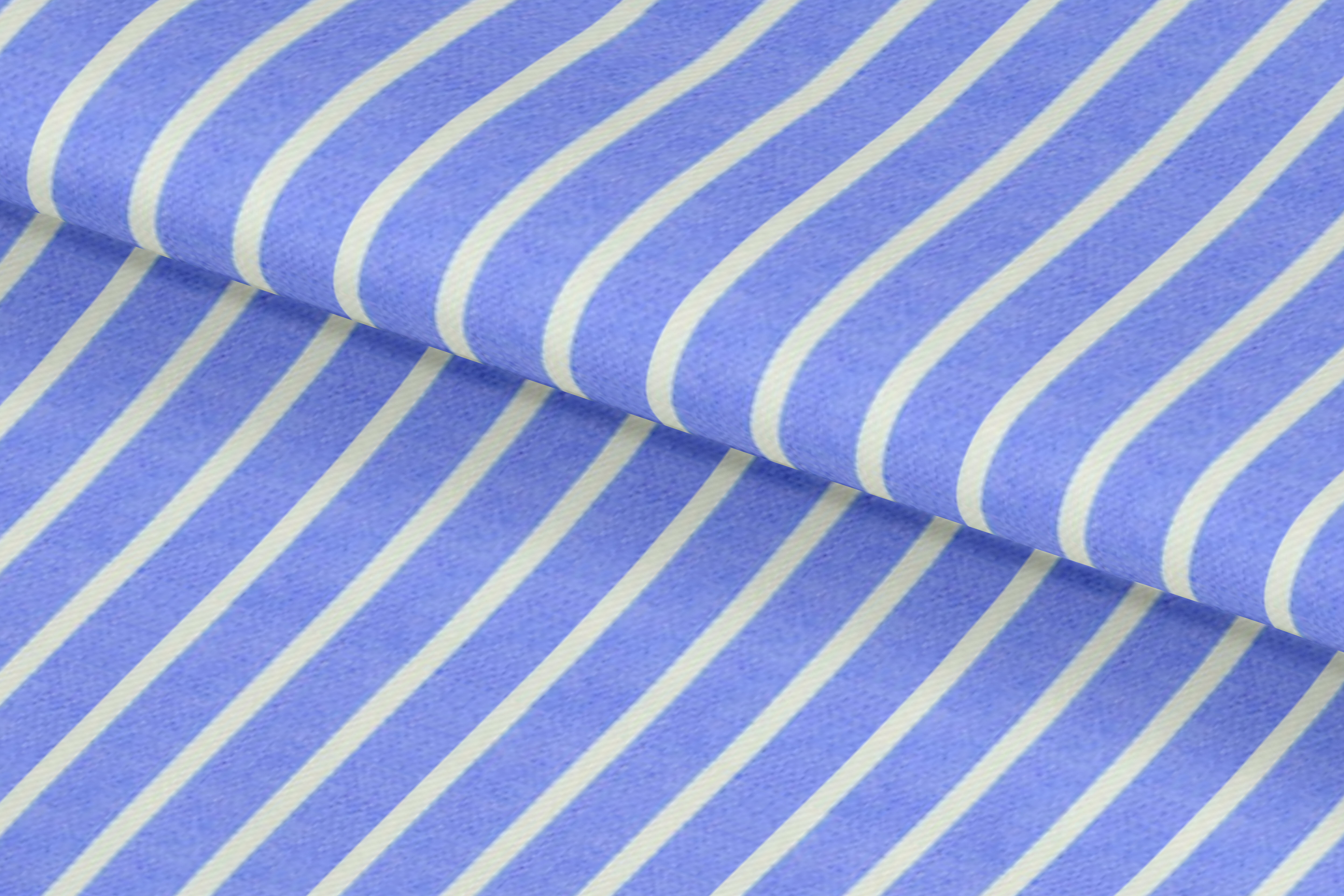 White Striped French Blue Shirt / 756111