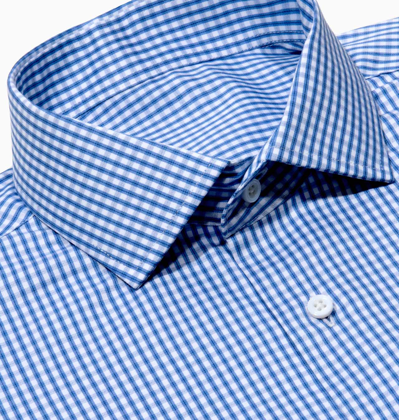 Shirts › Transitional › Blue Striped Check / 1659 Standard
