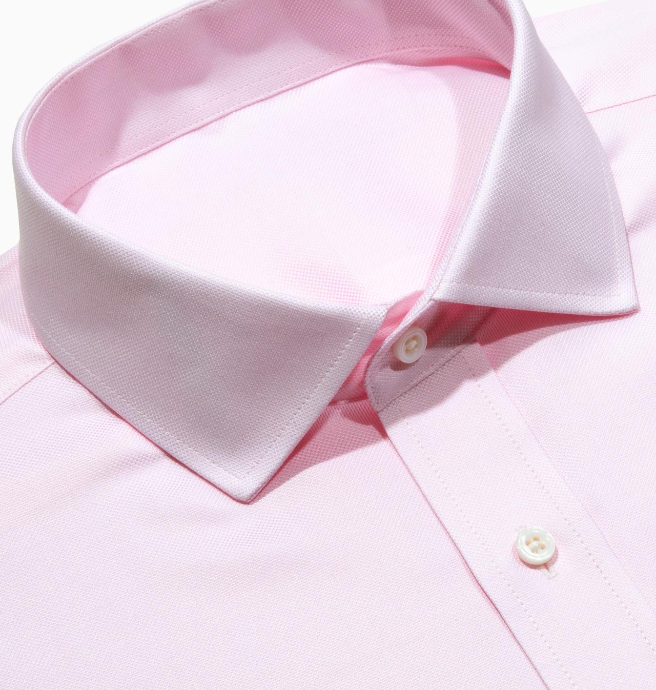 Men’s Tailored Light Pink Royal Oxford Dress Shirt