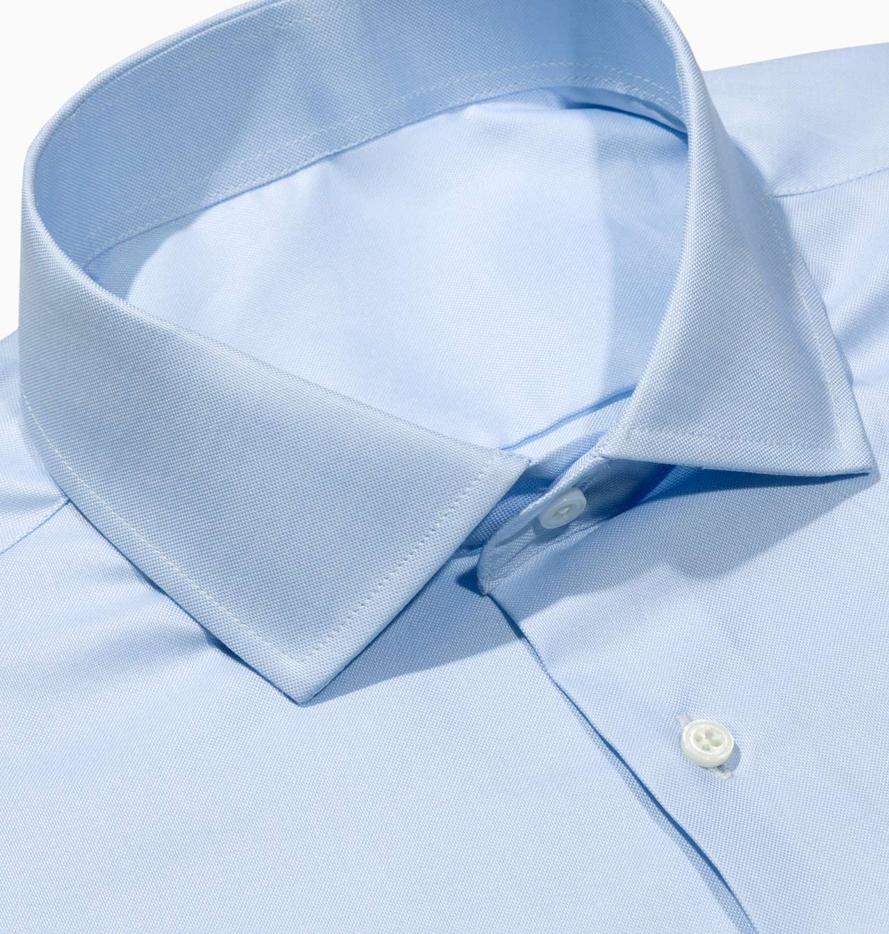 Men’s Tailored Light Blue Royal Oxford Dress Shirt
