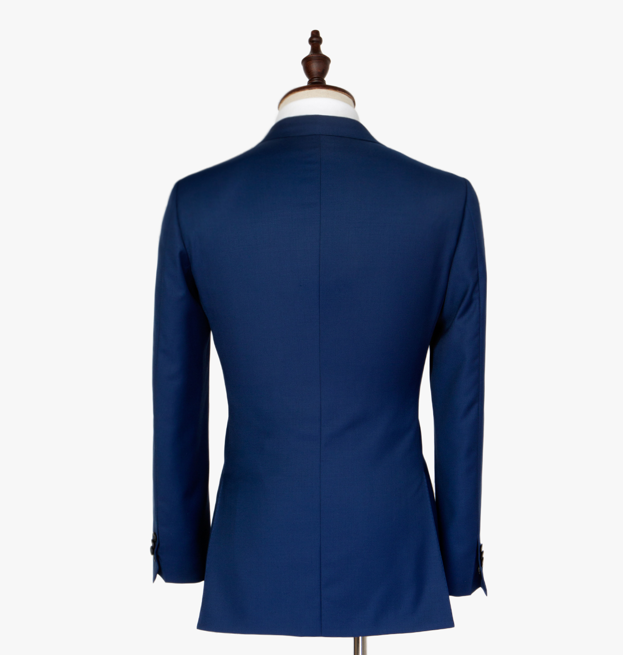 Men's Tailored Mid-Navy Wool Twill Suit / S1095