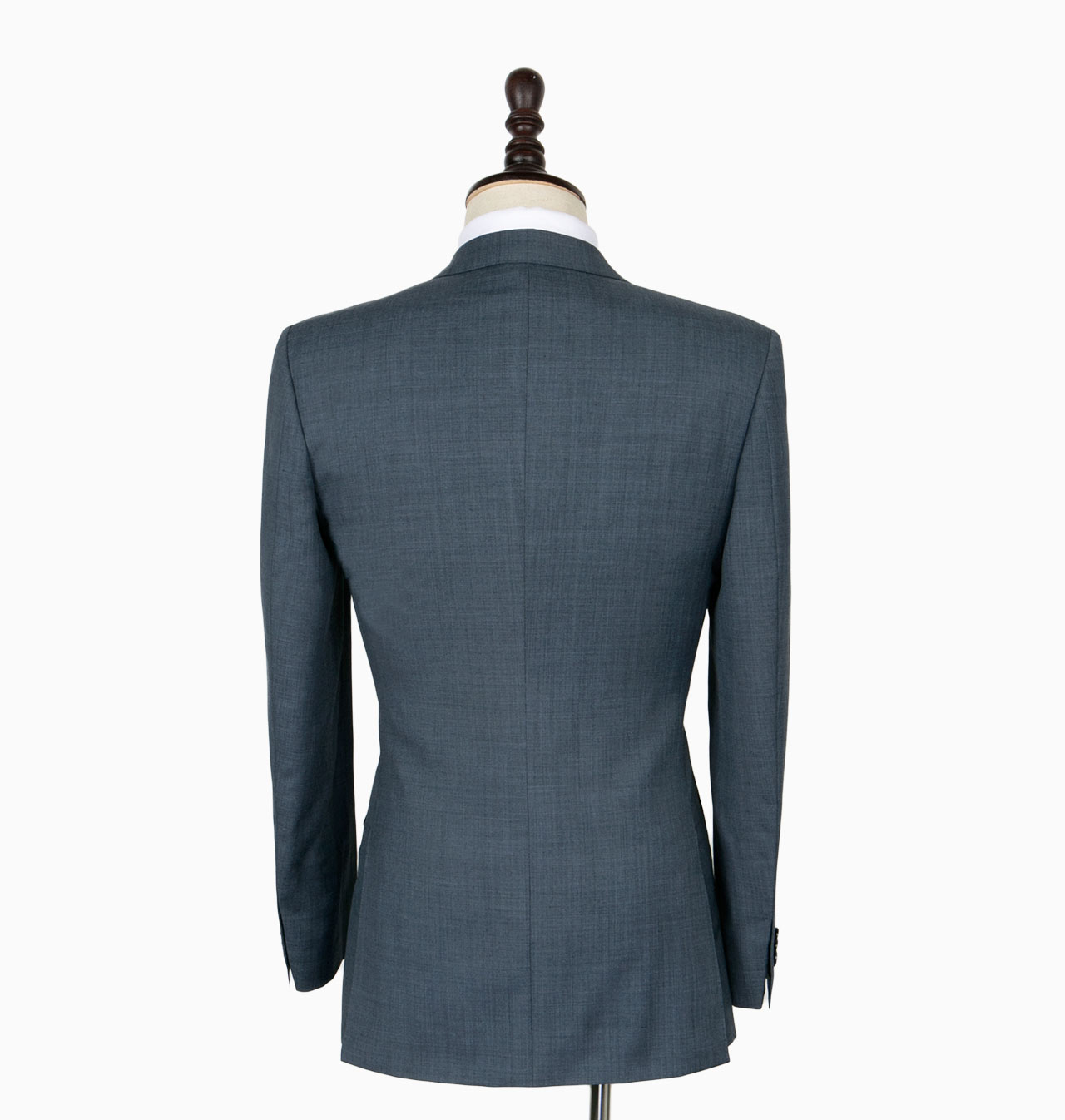 Men's Steel Blue Worsted Suit / S1295