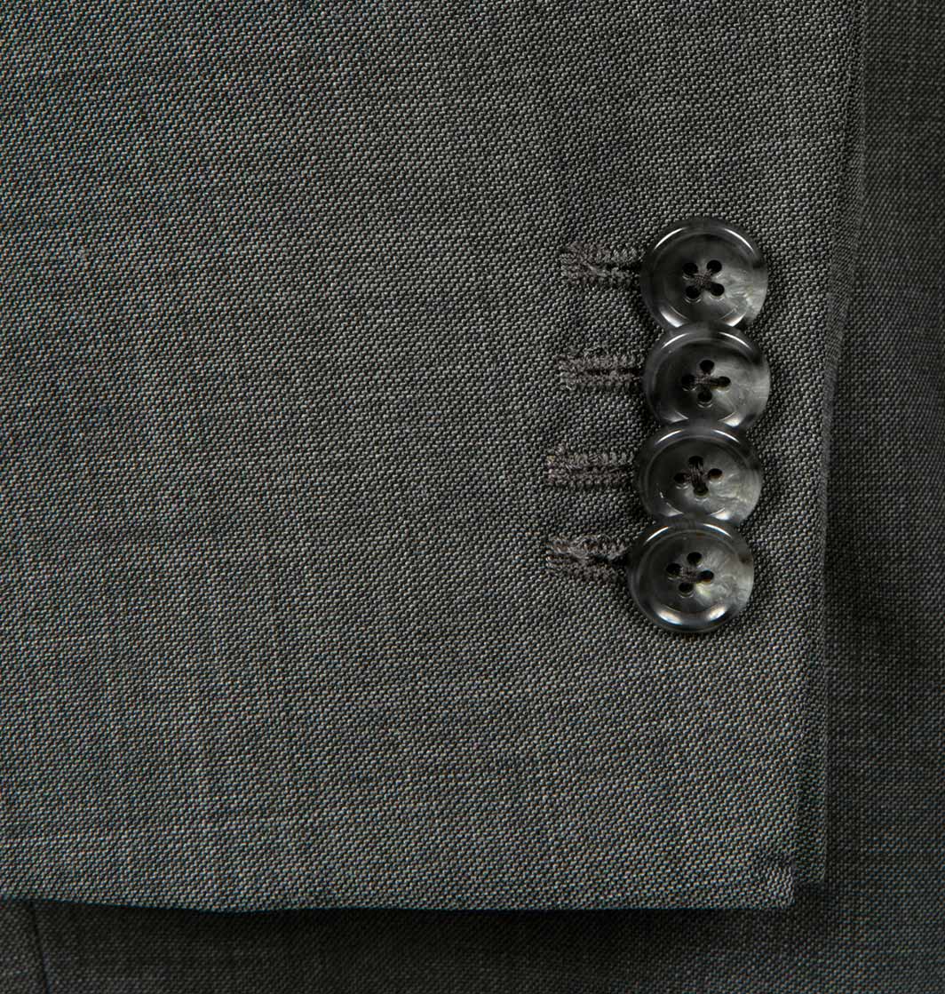 Medium Grey Worsted / S1302 - Suiting