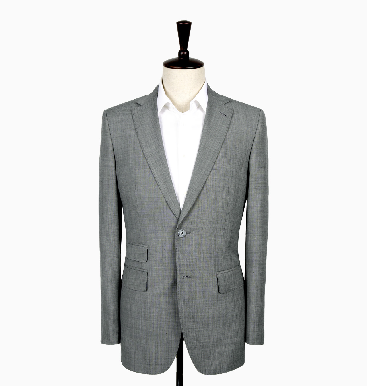 Earthy Grey Worsted / S1597 - Suiting