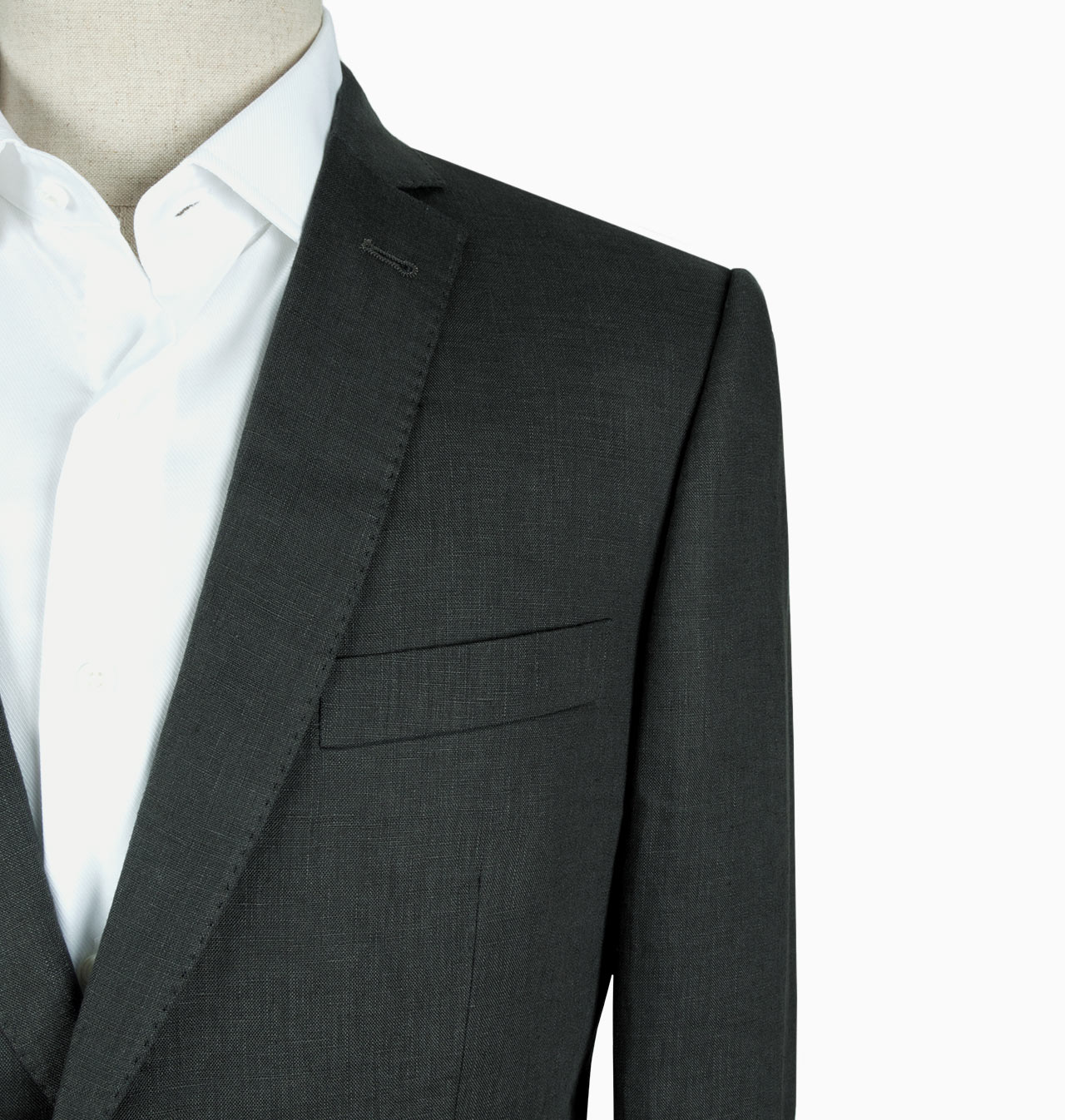 Dark Grey Linen / S1611 - Suiting
