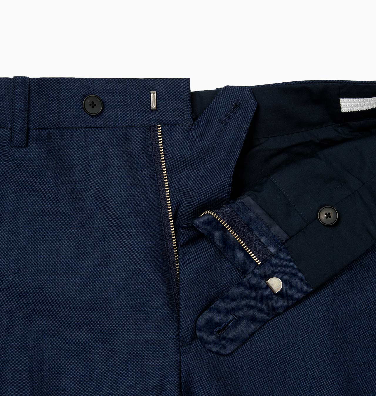 Navy Blue Worsted / T4005 - Suiting